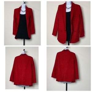 Red & Black Blazer -Size M